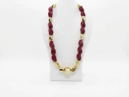 Collar Geometría Dorada - Vista 4