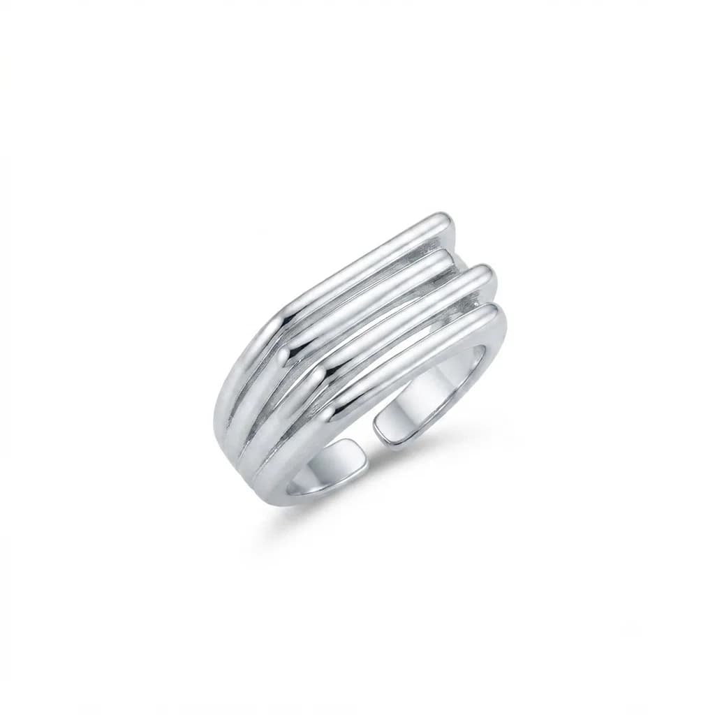 Anillo Líneas Horizontal - Anillos - B.F. ADAMS Bisutería Fina