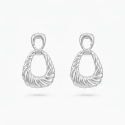Zarcillos Colgante Trenzado Silver - Vista 1