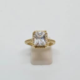 Anillo Halo Rectangular - Vista 3