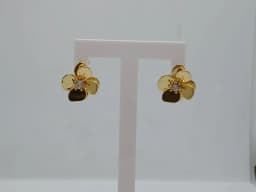 Zarcillos Mid Flor Zircon  - Vista 2