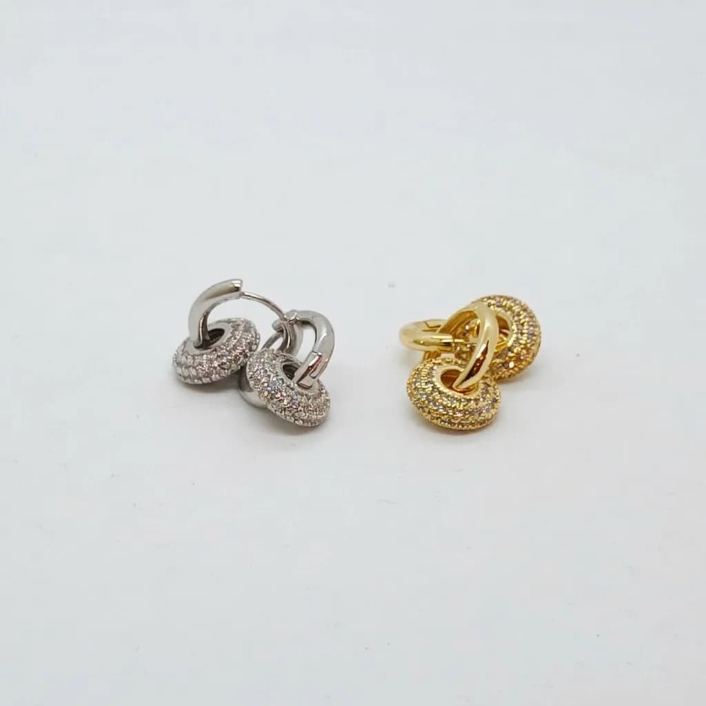 Argollas Charms Aro Brillante - Argollas - B.F. ADAMS Bisutería Fina