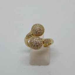 Anillo Bi Bolas de Fuego - Vista 3