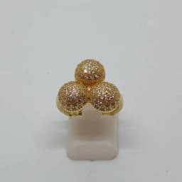 Anillo Tri Bolas de Fuego - Vista 3