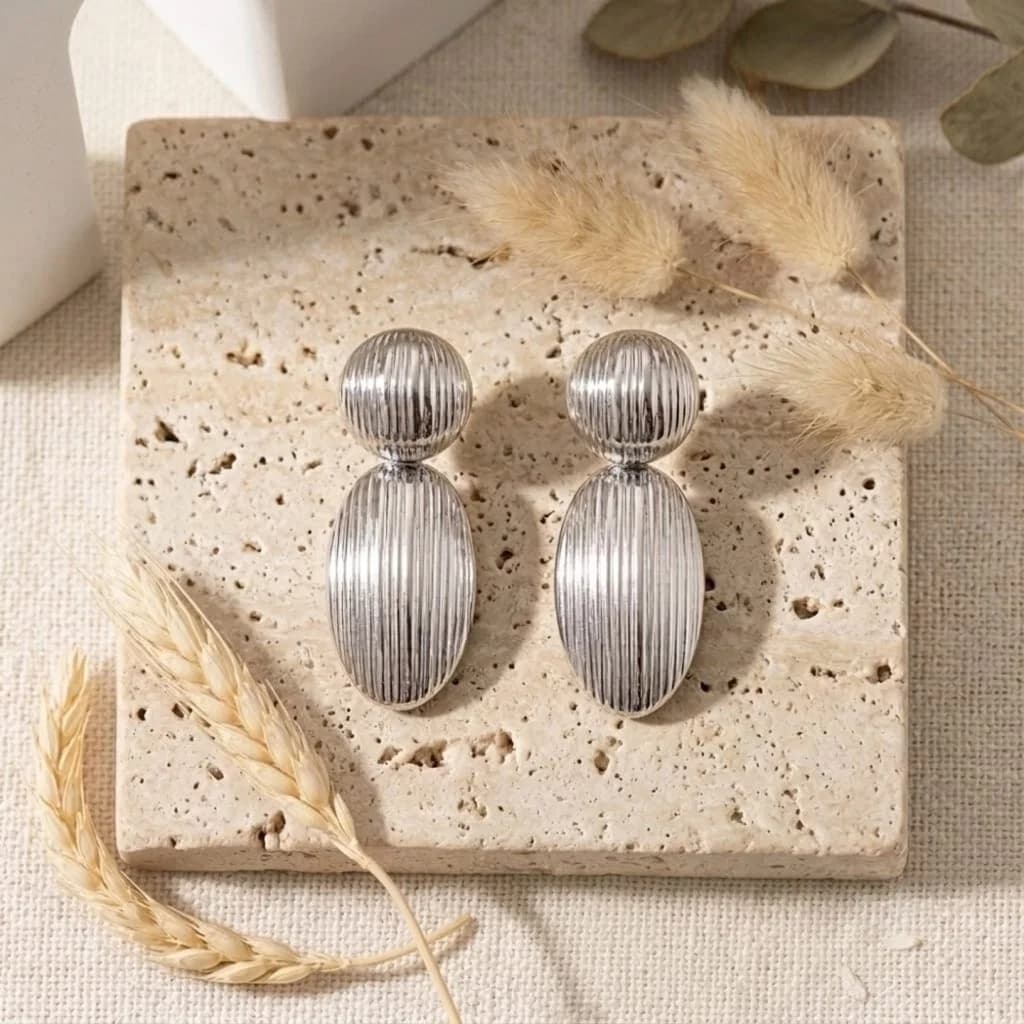Zarcillos Colgante silver - B.F. ADAMS Bisutería Fina