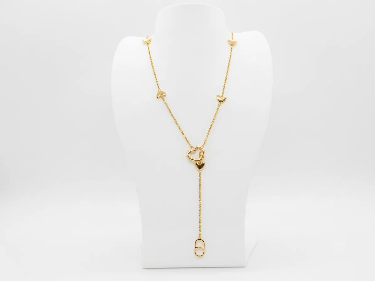 Collar - Corbatin Corazon - B.F. ADAMS Bisutería Fina