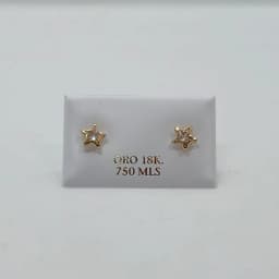 Zarcillos Estrella Luminosa 18K - Vista 1