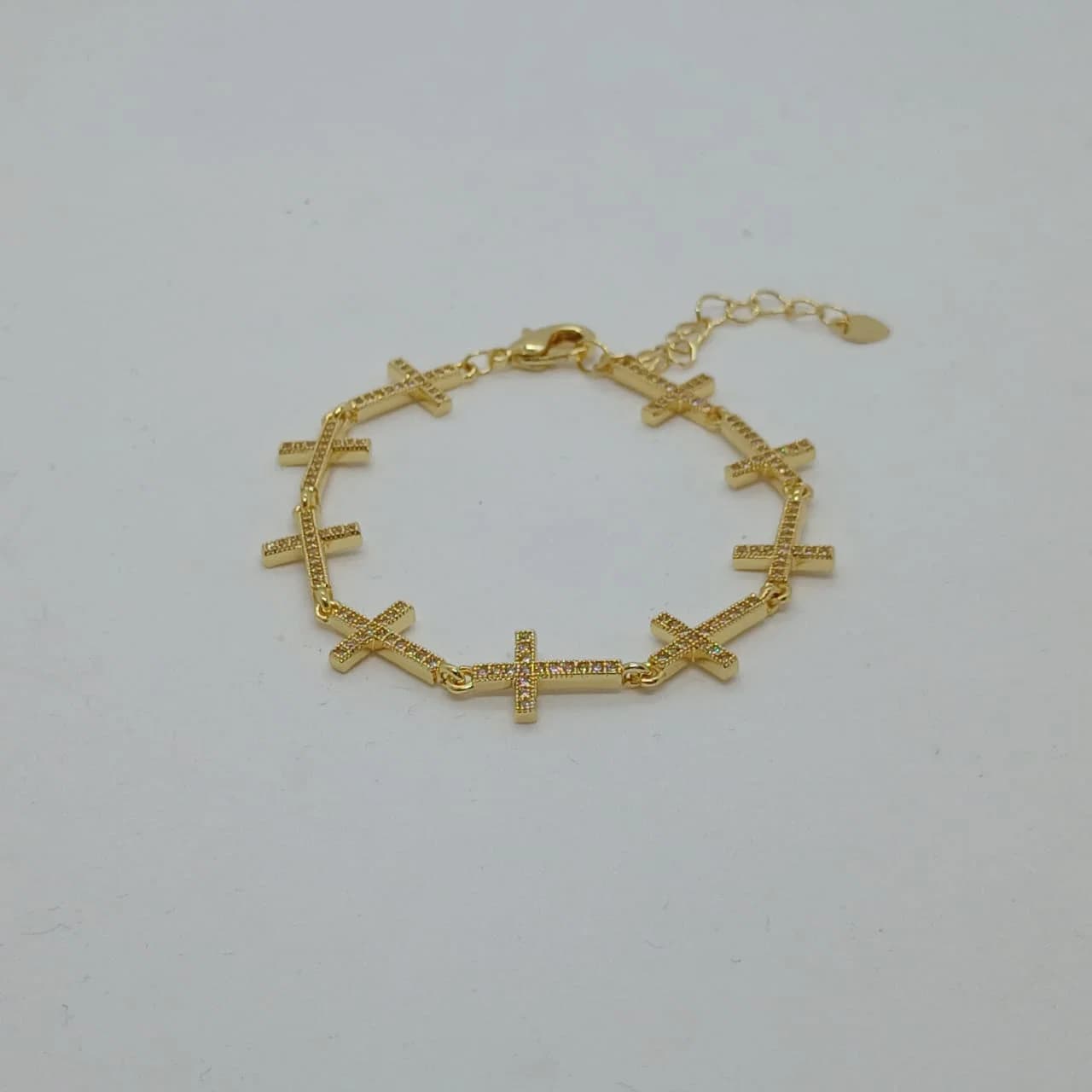 Pulsera Cruces Brillantes - Pulseras - B.F. ADAMS Bisutería Fina
