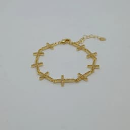 Pulsera Cruces Brillantes - Vista 1