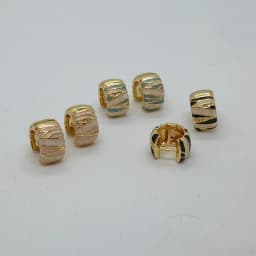 Argollas Rayas Color - Vista 1