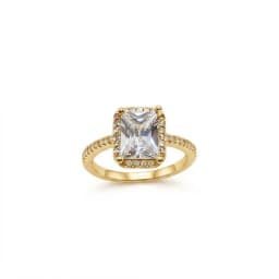 Anillo Halo Rectangular - Vista 2