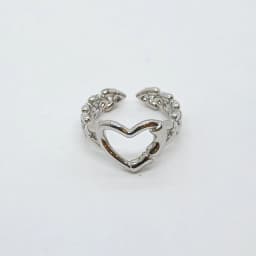 Anillo Corazón Cadena - Vista 4