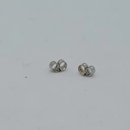 Zarcillos Muñequita Oro Blanco 18K - Vista 2