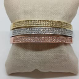 Brazaletes Tricolor Brillantes - Set - Vista 3