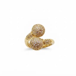 Anillo Bi Bolas de Fuego - Vista 1