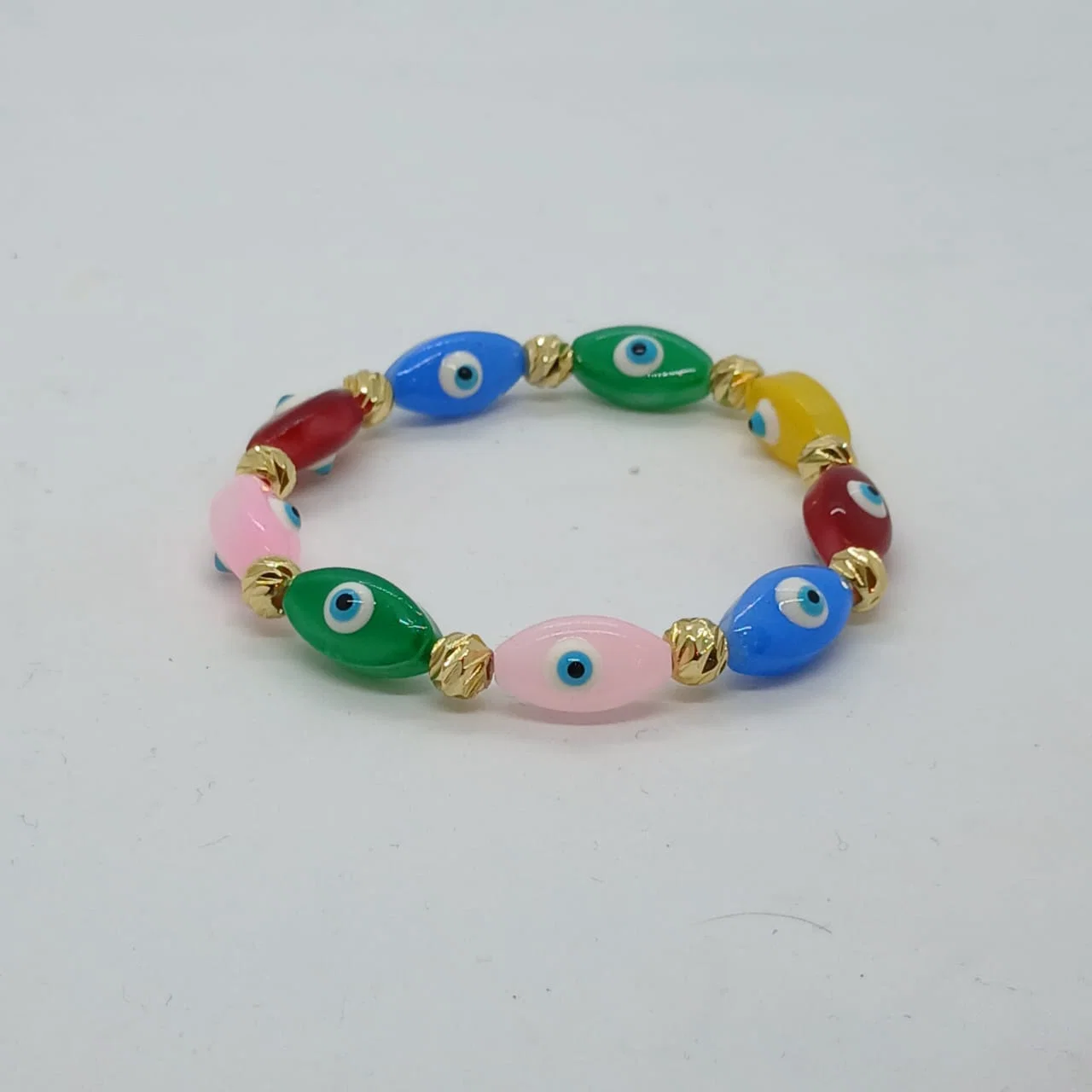 Pulsera Ojos de Colores Nazar Multicolor - Pulseras - B.F. ADAMS Bisutería Fina
