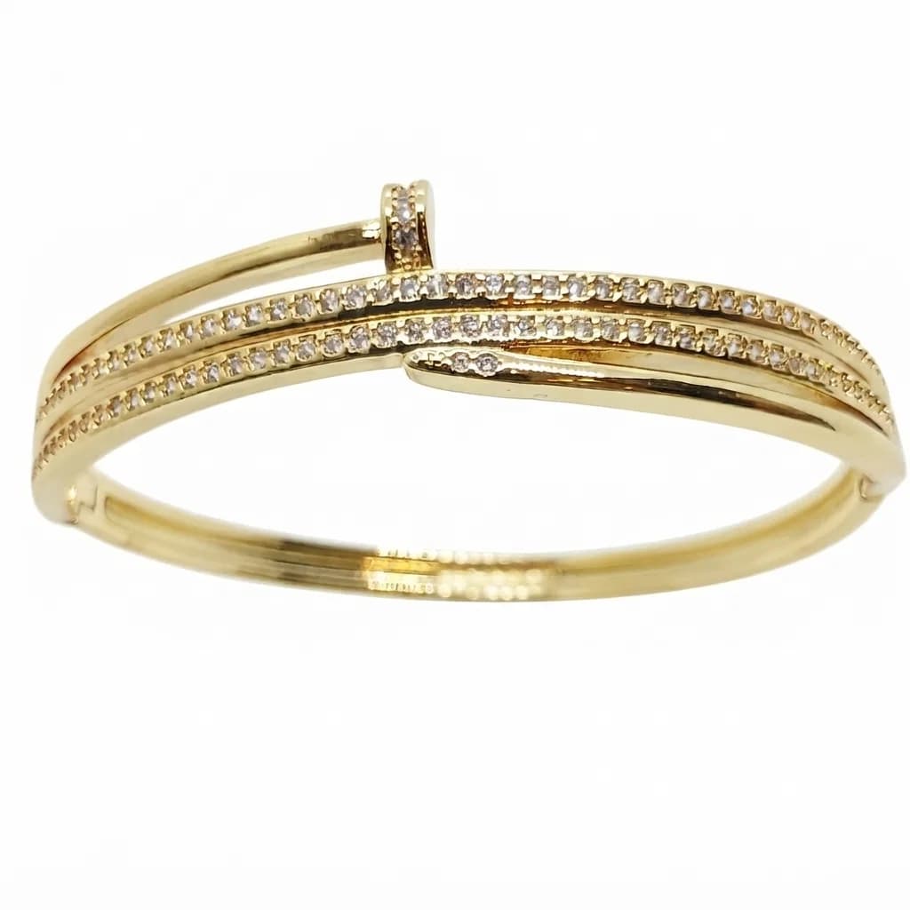 Brazalete Triple Brillo - Brazaletes - B.F. ADAMS Bisutería Fina