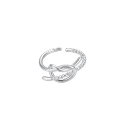 Anillo Nudo Doble Textura - Vista 1