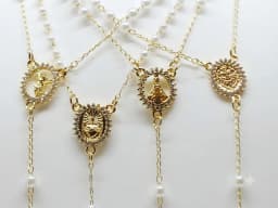 Collar Rosarios con Perlas - Vista 1