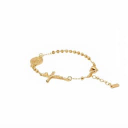 Pulsera Rosario Dorada - Vista 1