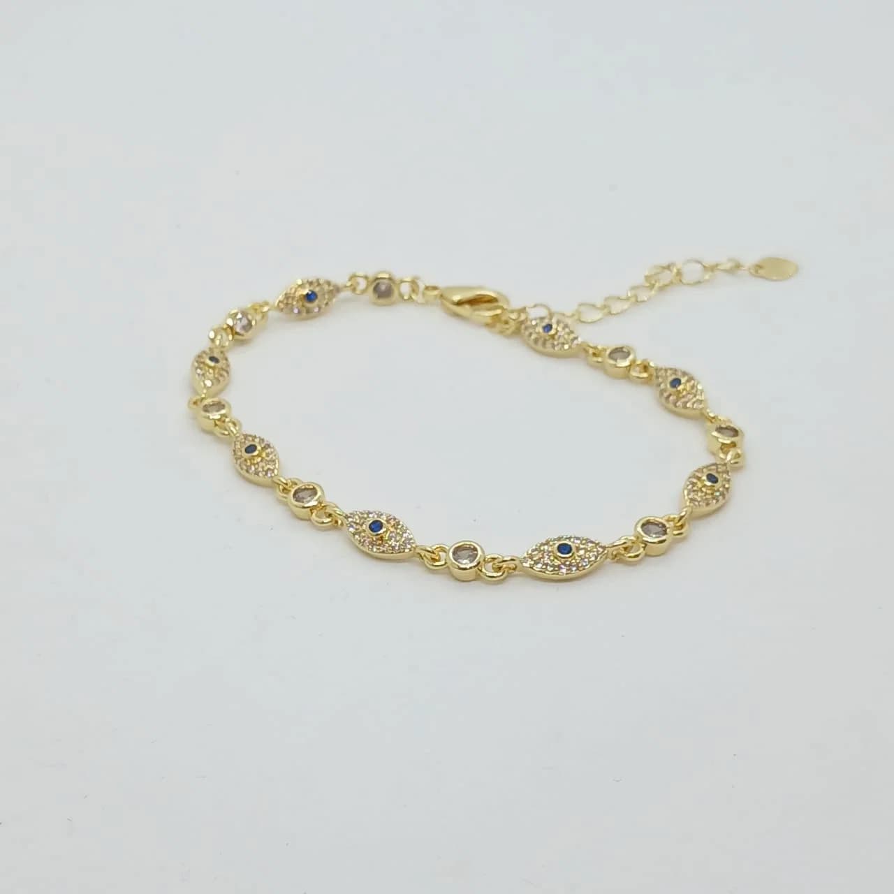 Pulsera Ojos Turcos Brillantes - Pulseras - B.F. ADAMS Bisutería Fina