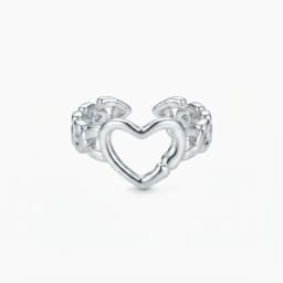 Anillo Corazón Cadena - Vista 1